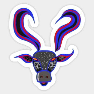 The Angry Bull Sticker